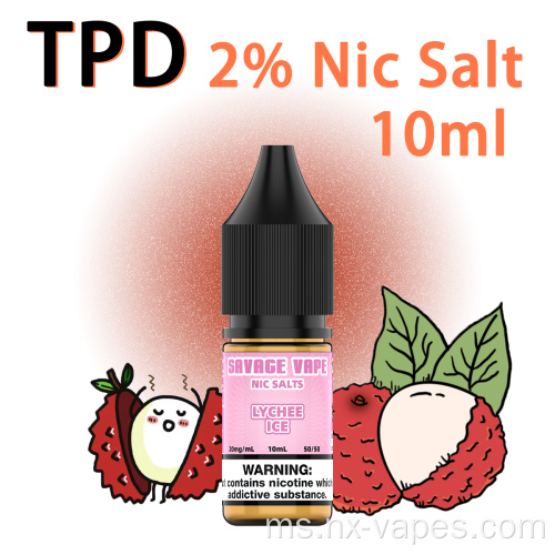 Garam vape nic savage e-cecair 10ml borong